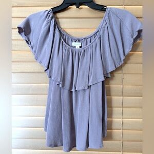 Active USA Bubble gum color NWOT smocked blouse. Size Small